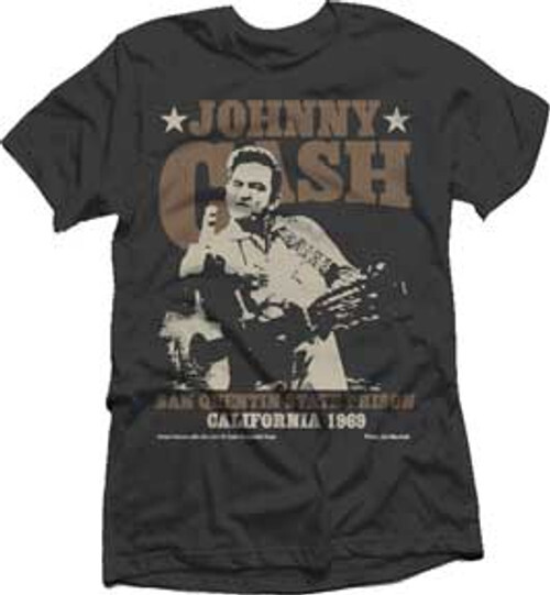 Johnny Cash San Quentin State Prison 1969 T-Shirt
