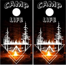 Camp Life Cornhole Wrap Bag Toss Skin Decal Sticker Wraps