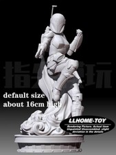 Anime movie Bo Katan Kryze wearing armor battle Resin 3D Print GK Kit Figure
