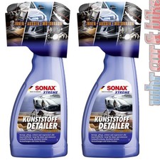 2x Sonax Xtreme KunststoffDetailer Innen+Außen Kunststoffpflege Farbauffrischung