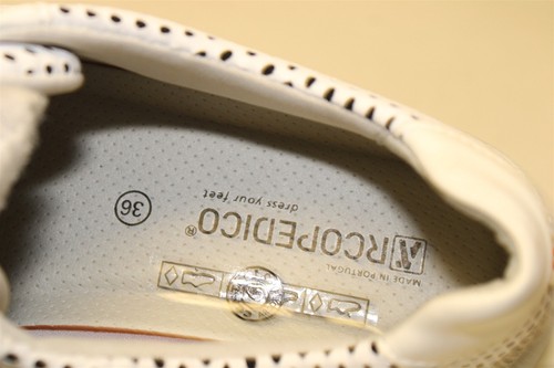 Arcopedico Juno Damen 5,5 6 36 Neu mit Etikett weiß schwarz gepunktet niedrig Sneaker Schuhe 4865 - Bild 16 von 24