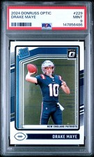 2024 PANINI DONRUSS OPTIC #229 DRAKE MAYE ROOKIE RC PSA 9