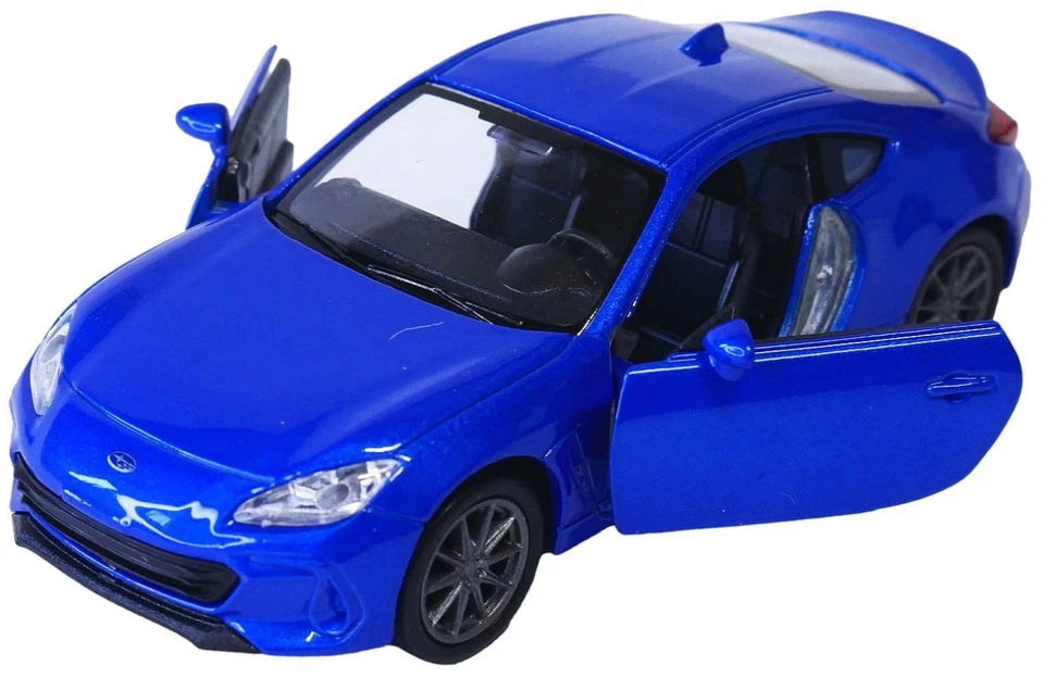 Welly Subaru BRZ Blue Metallic 1:34 1:39 Scales 4.5 Inch US IMPORT DUTIES PAID - Image 2 of 4