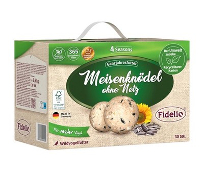 Meisenknödel, ganzjähriges Wildvogelfutter proteinreich/energiereich, 2.5 kg