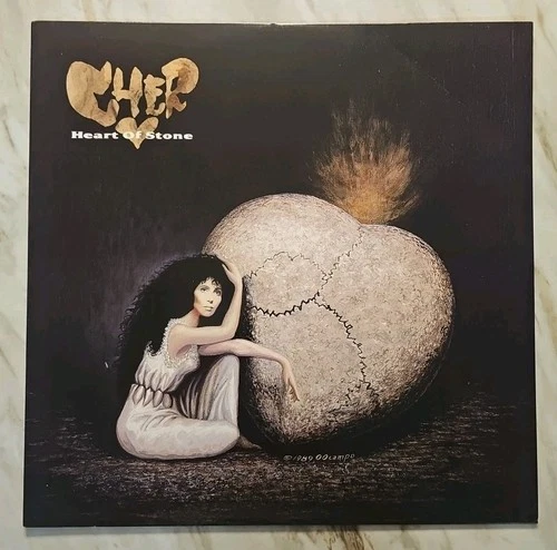 CHER - Heart of Stone (1989) Vinyl LP Record Rare Geffen First Press