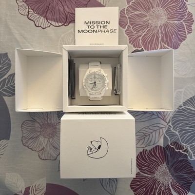 Swatch X Omega SNOOPY WHITE Mission to the Moonphase Moon Phase NEU MoonSwatch