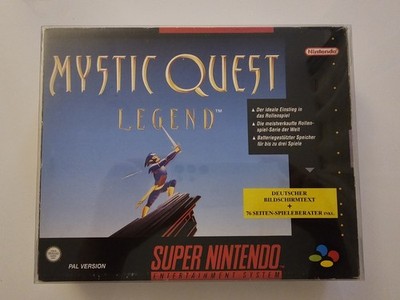 Mystic Quest OVP + Spieleberater Super Nintendo Snes ( Ohne Spiel )