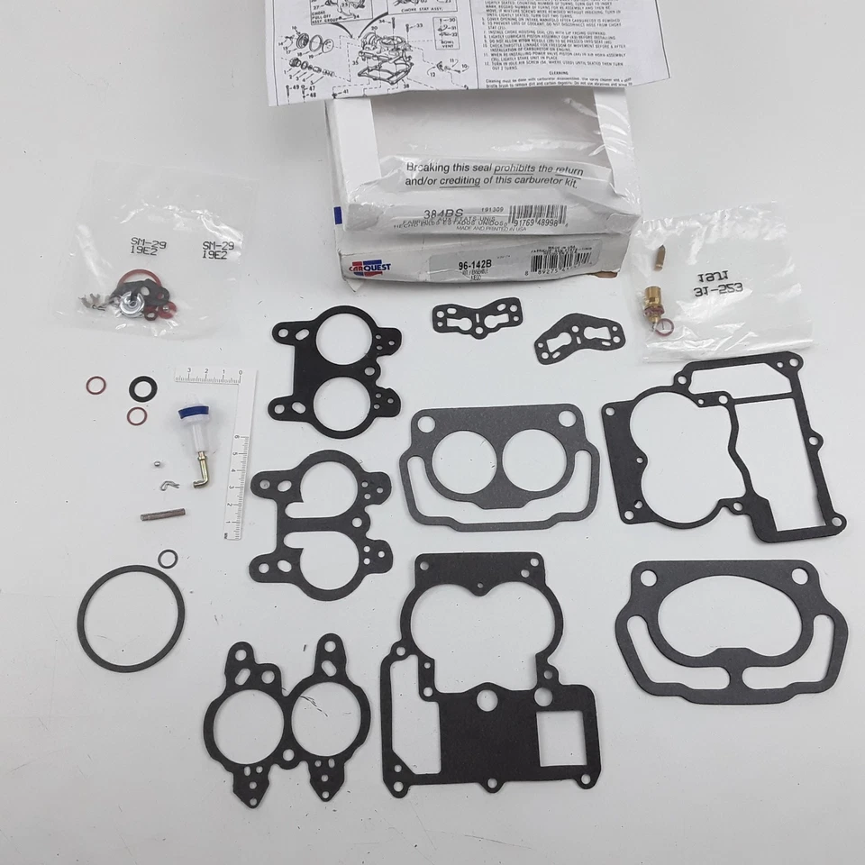 Kit de reparación de carburador Carquest 96-142B para Chevrolet GMC Jeep Pontiac 1966-1971 Foto 2 de 4