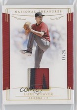 2019 Panini National Treasures Prime 16/25 Luke Weaver #95 no9