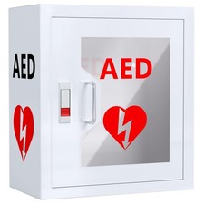 7 Inch Wall Mounted AED Cabinet Metal Steel Plate Storage NLShan
