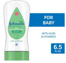 Johnson's Baby Body Moisturizing Oil Gel, Aloe Vera  Vitamin E, Soothing, 6.5oz