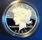 2024-S Peace Silver Dollar - Proof - OGP and COA