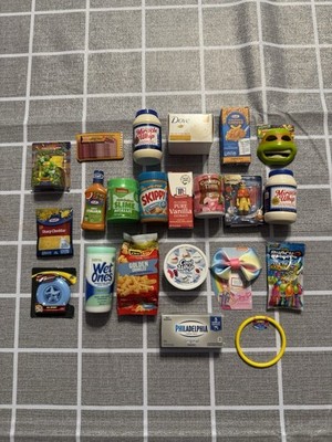 Lot of Mini Brands Various Series of Foods/Toys/hair bow  Lot of 22 Pieces