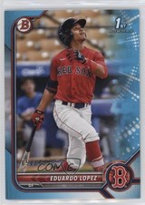 2022 Bowman Prospects Sky Blue Border 57/499 Eduardo Lopez #BP-134 0q4s