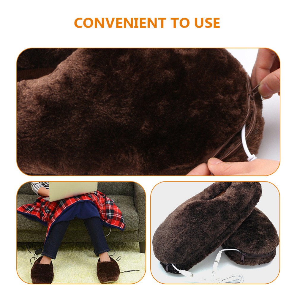 APL Scarpe Elettriche Scaldapiedi Elettrico Pantofole Riscaldatori