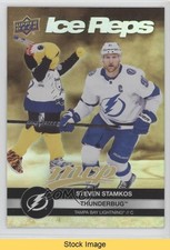 2023-24 Upper Deck MVP Ice Reps Gold Steven Stamkos Thunderbug #IR-8 READ 1p2j