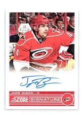 2014 Score Hockey #SS-JM Jamie McBain Score Signatures Carolina Hurricanes
