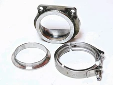 CT20 Downpipe Turbo Flange 3.0" Outlet Vband Kit Fits Toyota 22RTE 2.4L 4Runner