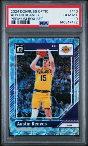 2024 Donruss Optic Basketball Premium Box Set Austin Reaves #140 PSA 10