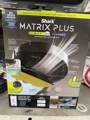 Shark Matrix Plus 2-in-1 Robotic Vacuum Mop Self-Empty HEPA Voice Control Alexa