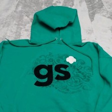 Girl Scouts Northern California Green Hoodie Sweatshirt Trefoil Logo