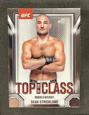 2025 Topps Chrome UFC Sean Strickland Top of the Class #TTC-5 Middleweight