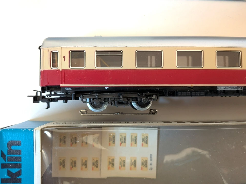 Marklin Märklin HO 4095 4098 TEE 2-car set - New in Box - Free Shipping - Image 2 of 4