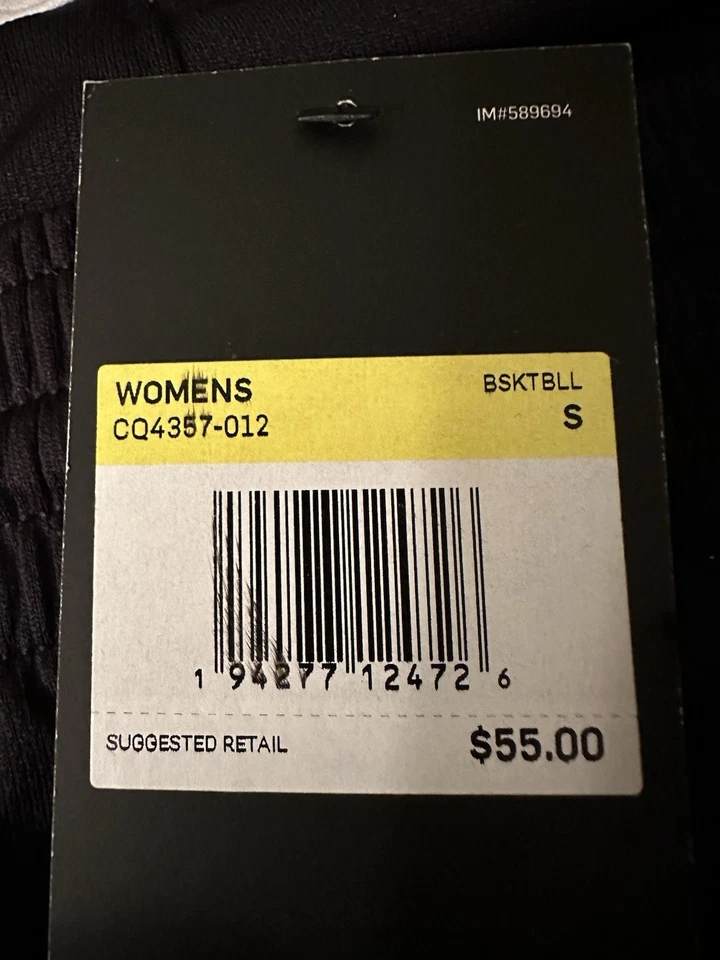 New Nike Team Issued Women’s Small Black Univ. of Iowa Women's Basketball - Image 4 of 4