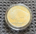 One Half Troy Ounce .999 Pure Fine Silver American Buffalo/Indian Highland Mint