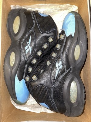 Reebok Question Mid Iverson Size 11 Black/Blue Rare