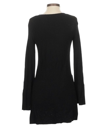 Free People Pulloverkleid Tunika schwarz Crisscross L/S | Boho Twilightcore Freizeit - Bild 8 von 11