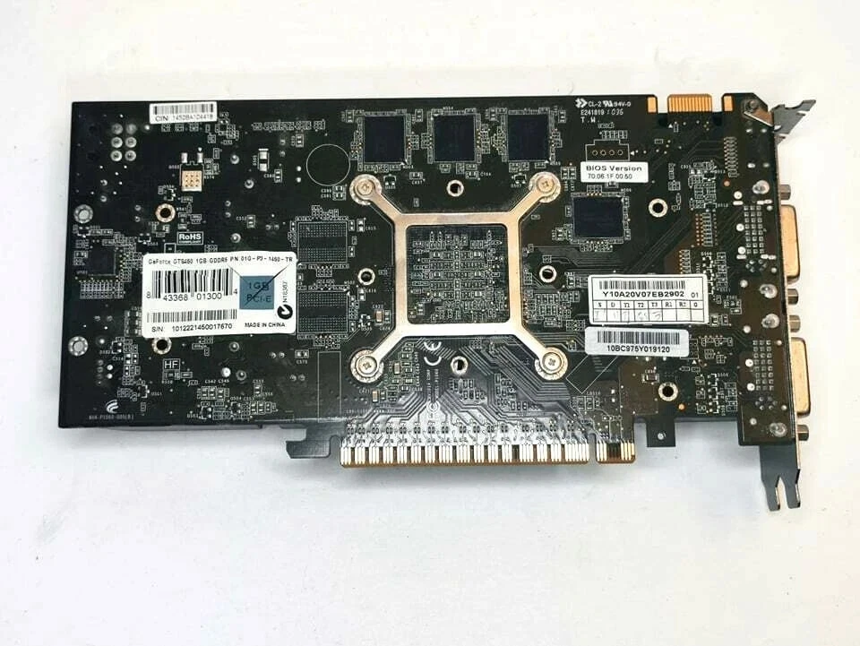 EVGA NVIDIA GEFORCE GTS450 GRAPHICS VIDEO CARD 1GB GDDR5 PCIe 2.0 x16 DUAL DVI - Image 2 of 4