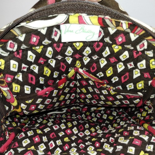 Mochila De Colección Vera Bradley Retirada Estampado Paisley Acolchada Boho Colorida Años 90 Y2K - Imagen 13 de 14