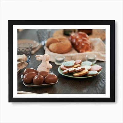Osterhase 78 Kunstdruck gerahmt Wandbild Poster Leinwanddruck Bild