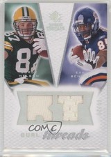 2008 SP Rookie Threads Dual RT Pattern /99 Jordy Nelson Earl Bennett #DT-NB 0af