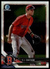 2018 Bowman C.J. Chatham #BCP117 Chrome Prospects