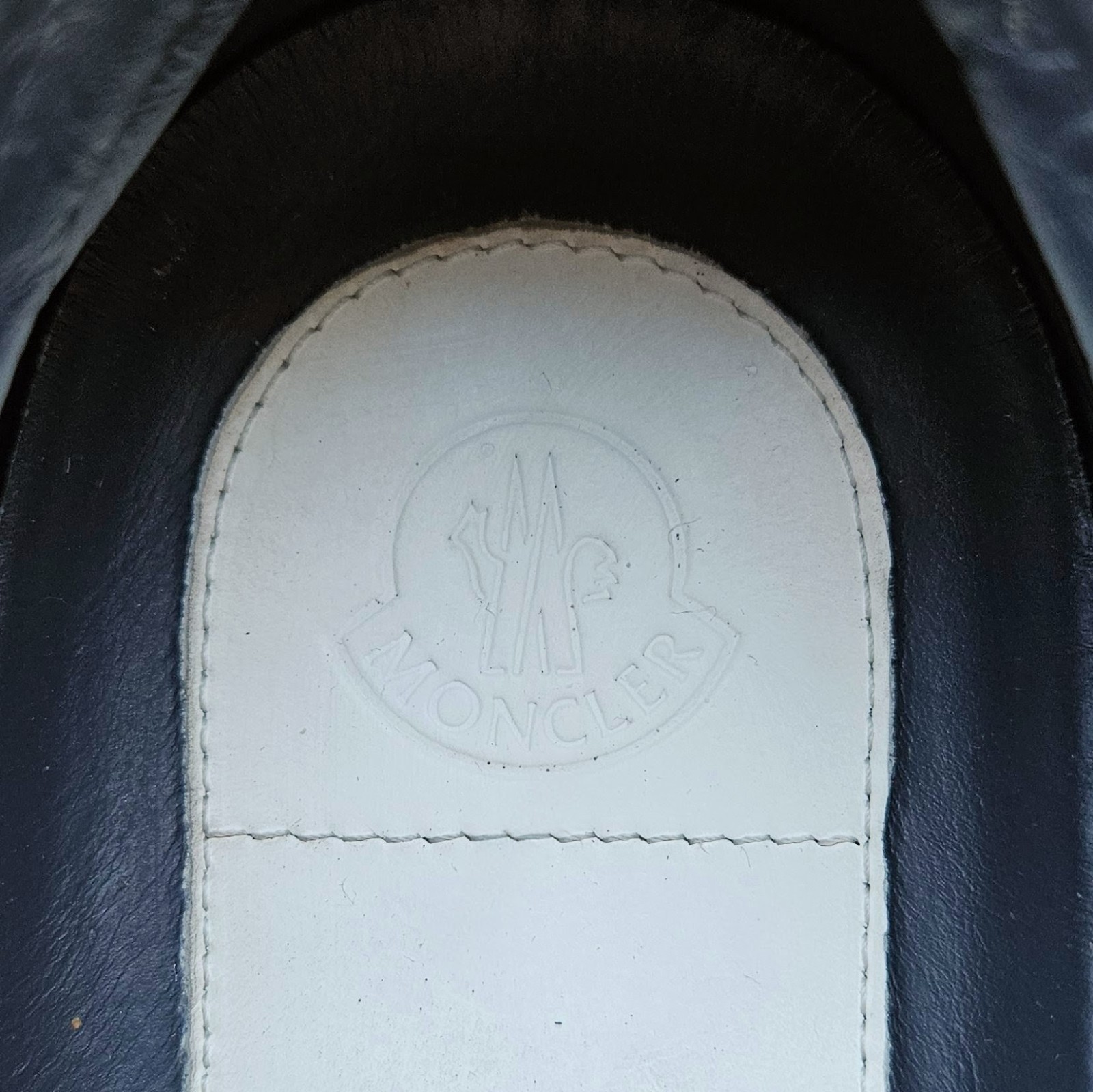 Moncler Monaco Suede Navy Blue Low Top Sneakers Size 9 D US $580 thumbnail 12