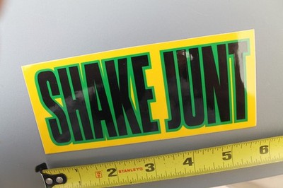 Shake Junt Skateboard Griptape Green Yellow OG Z3B Vintage Skateboarding STICKER