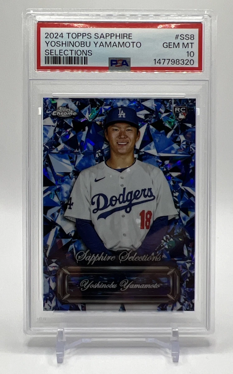 2024 Topps Chrome Sapphire Edition - Yoshinobu Yamamoto #SS-8 for