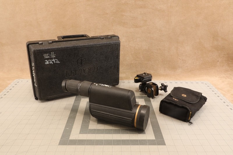 Leupold Variable 12-40x80mm Compact Spotting Scope with Window Mount and Case