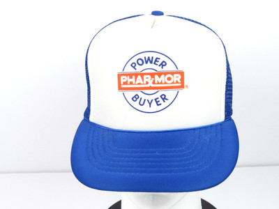 Pharmor Rx Power Buyer Snapback Trucker Hat Advertisement Mesh Cap