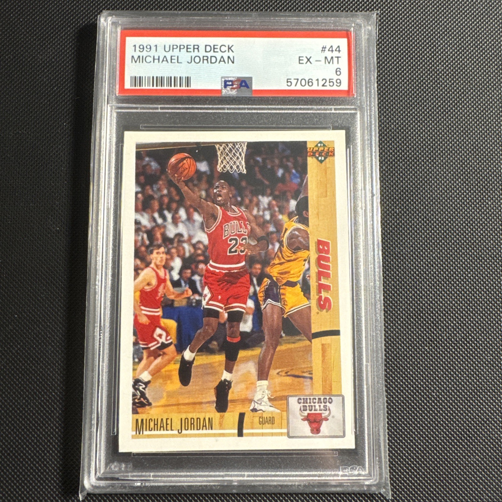 1991 Upper Deck Michael Jordan #44 PSA 6 Bulls HOF 🔥📈 view 1