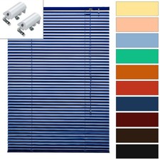 Jalousie ohne Bohren Klemmfix Alu Lamellen Rollo Fenster Tür Aluminium Faltrollo