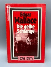 Die gelbe Schlange (Rote Krimi) Wallace, Edgar: