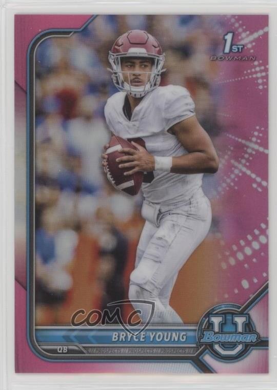 2021-22 Bowman U Chrome Prospects Pink Refractor Bryce Young #4 1lj1