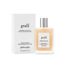 PHILOSOPHY PURE GRACE LUMINOUS BODY OIL 4 oz/120 mL Sealed in box