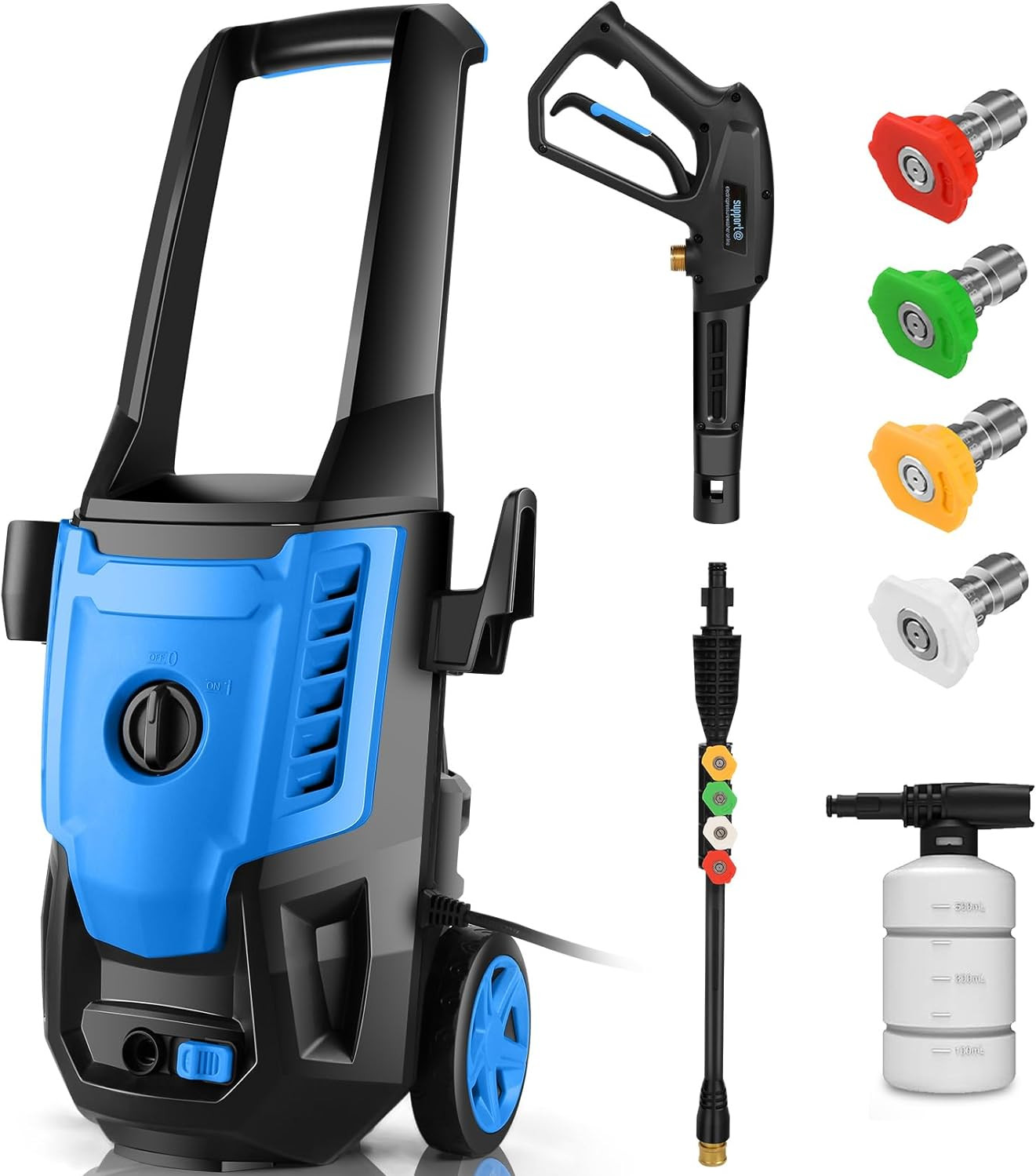 Manual Pressure Washer Power Cleaner 33ft Hose 4 GPM Outdoor