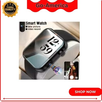 2025 Smart Watch Bluetooth Call Camera Fitness Tracker Waterproof for Men Women