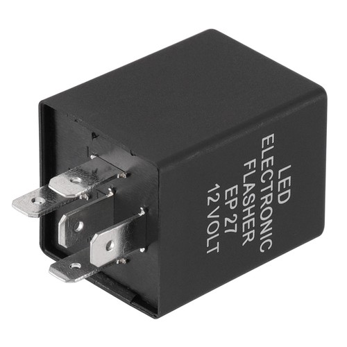 2 PACK 5-Pin LED Flasher Relay Fits EP27 FL27 LED Turn Signal Lamps Hyper Flash - Foto 8 di 9