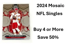 2024 Panini Mosaic NFL Football Base Singles You Pick Complete Your Set 1-150